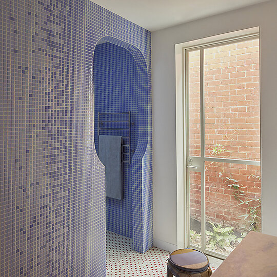 Interior photograph of Gable House by Sean Fennessy