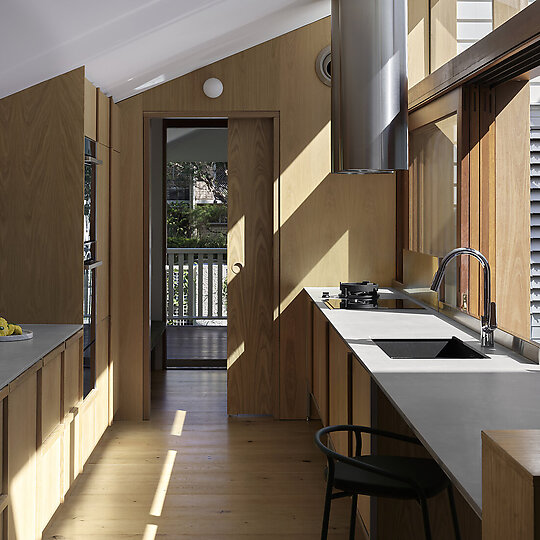 Interior photograph of Toowong Towers by Toby Scott