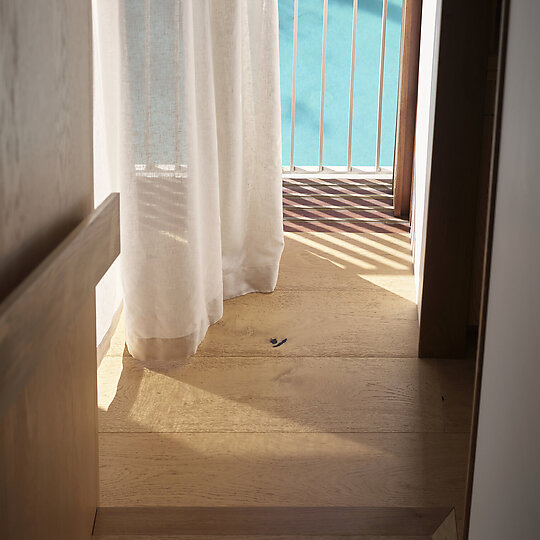 Interior photograph of Toowong Towers by Toby Scott