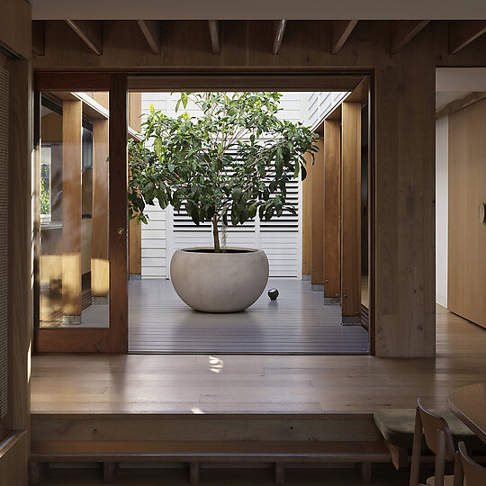 Interior photograph of Toowong Towers by Toby Scott