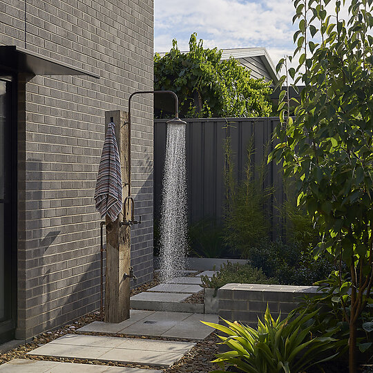Interior photograph of Huon Creek House by Jeremy Weihrauch
