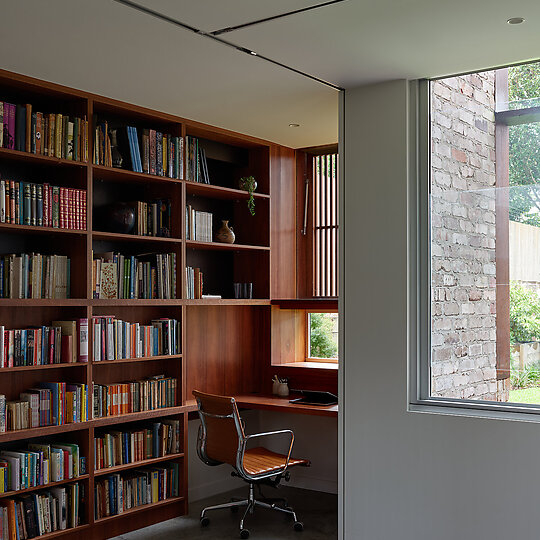Interior photograph of Merewether Gully House by Christopher Frederick Jones