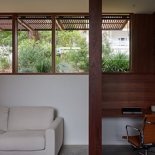 Interior photograph of Merewether Gully House by Christopher Frederick Jones