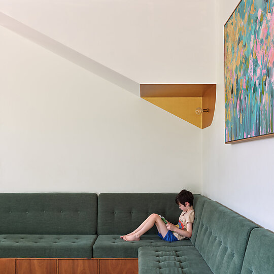 Interior photograph of Quadrant House by Christopher Frederick Jones