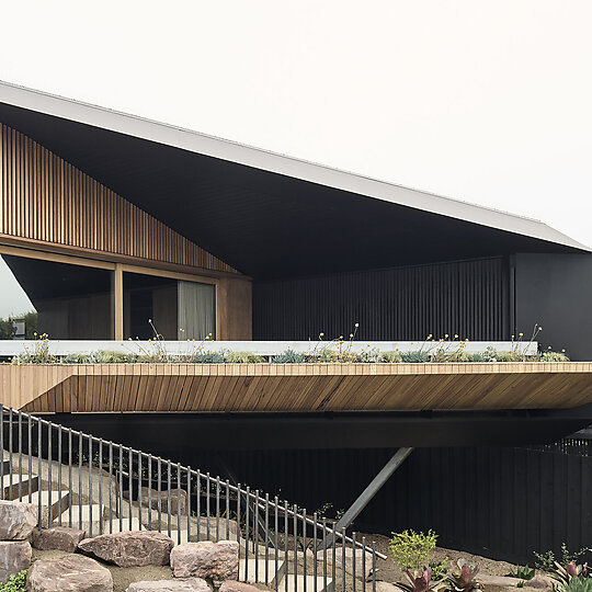 Interior photograph of KROSS HOUSE by TOM BLACHFORD