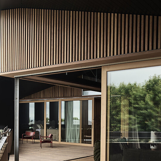 Interior photograph of KROSS HOUSE by TOM BLACHFORD