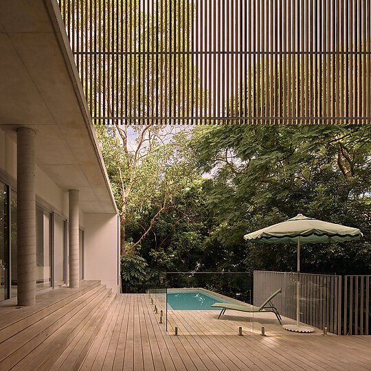 Interior photograph of Couldrey House by Cieran Murphy