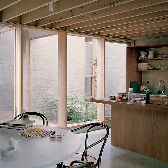 Interior photograph of Carlton Cottage by Rory Gardiner