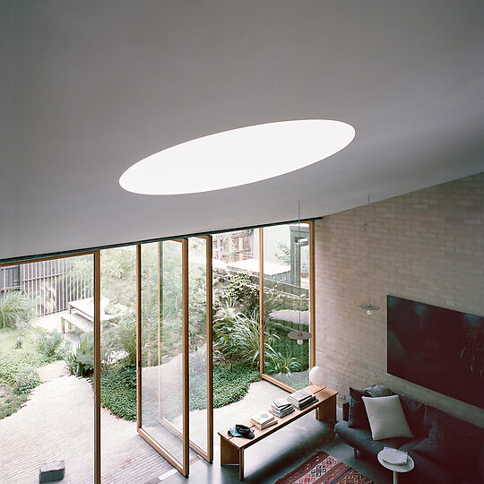 Interior photograph of Carlton Cottage by Rory Gardiner