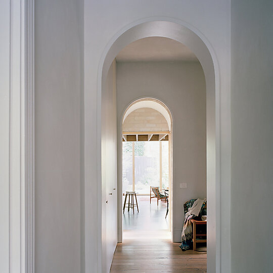 Interior photograph of Carlton Cottage by Rory Gardiner