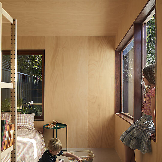 Interior photograph of J-Pod by Alex McIntyre