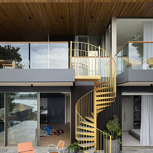 Interior photograph of Balmain East House by Anson Smart