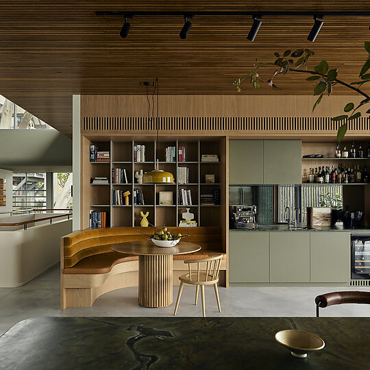 Interior photograph of Balmain East House by Anson Smart