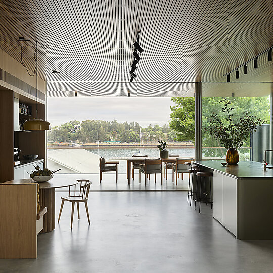 Interior photograph of Balmain East House by Anson Smart