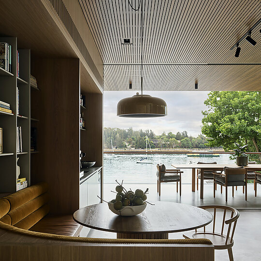Interior photograph of Balmain East House by Anson Smart